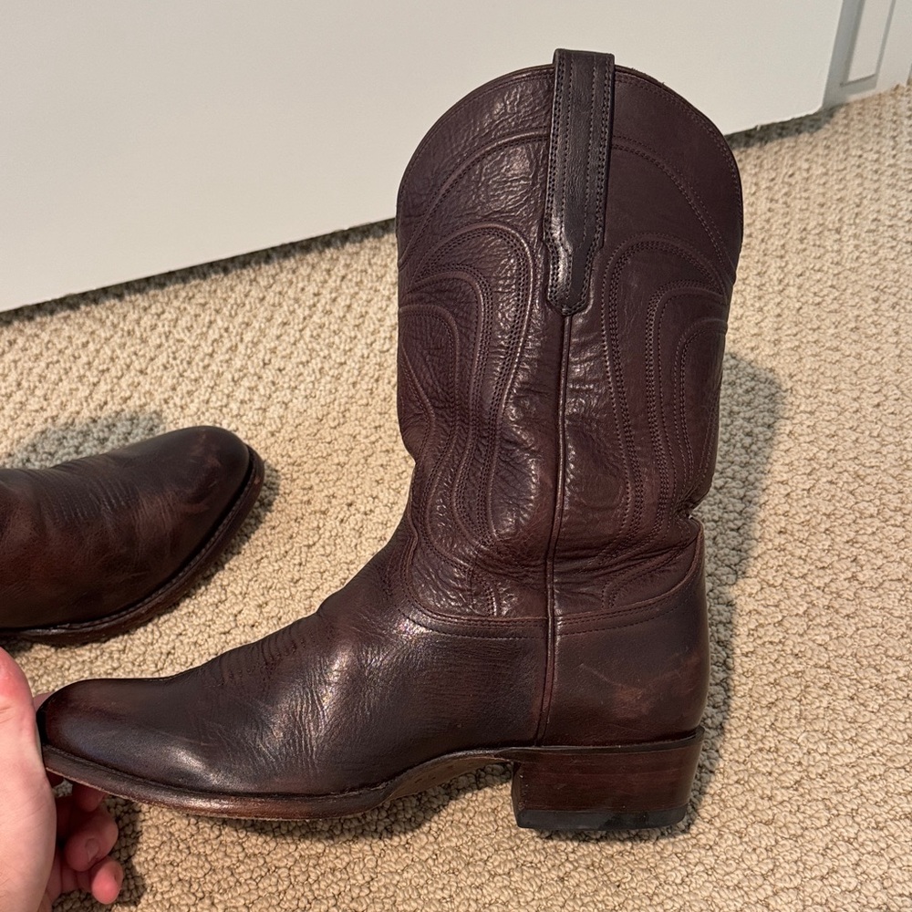 Tecovas men’s Dark Brown Cartwright Boots 12 wide - Picture 9 of 9